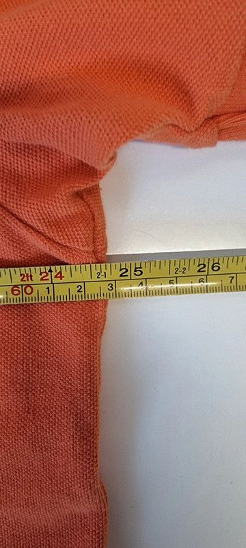 Polo By Ralph Lauren Men's Size XL (Chest 48") Short Sleeved Orange Polo Shirt imagen 7